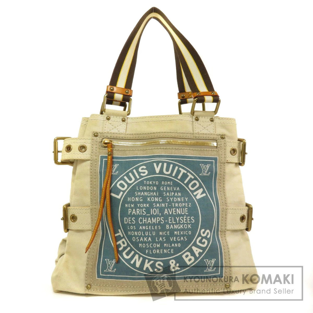 Louis Vuitton Globe Shopper Tote Bag Canvas